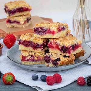 crumbcake aux fruits rouges