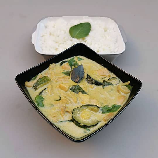 Curry vert thaï au poulet