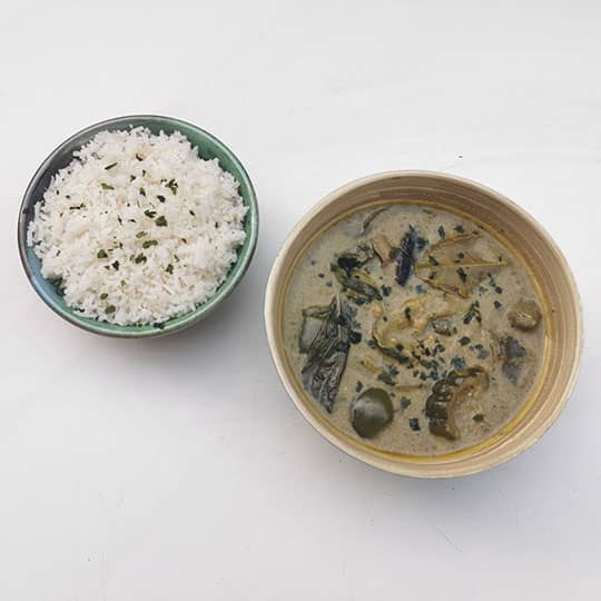 curry vert thaï végétarien